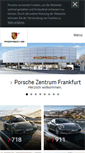 Mobile Screenshot of porsche-frankfurt.de